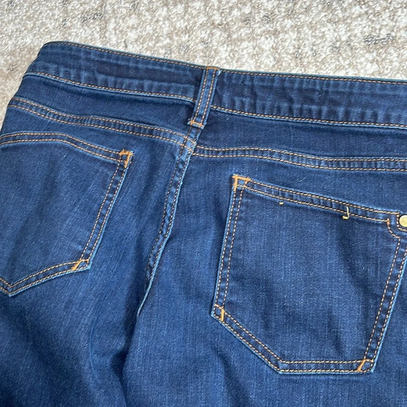 Anthropologie Pilcro And The Letterpress Stet Cropped Ankle Jeans Dark Wash - Picture 11 of 12
